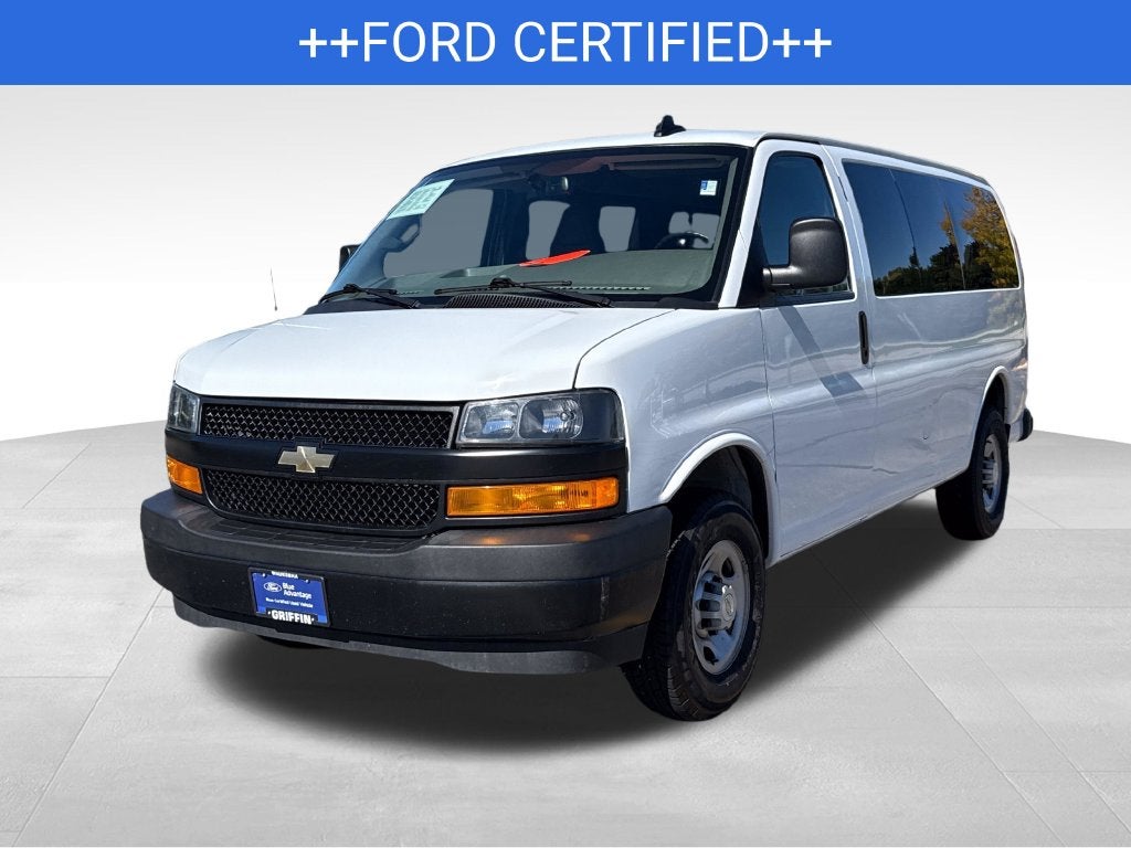 2023 Chevrolet Express 3500 LS PASSENGER VAN FORD BLUE CERTIFIED