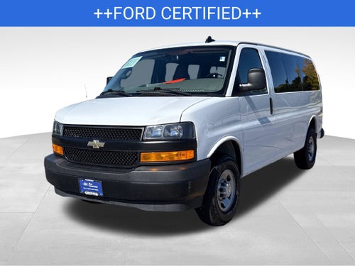 2023 Chevrolet Express 3500 LS PASSENGER VAN FORD BLUE CERTIFIED