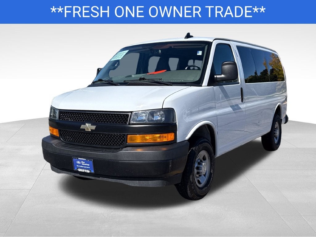 2023 Chevrolet Express 3500 LS PASSENGER VAN FORD BLUE CERTIFIED