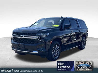 2022 Chevrolet Suburban LS Blue Certified 4WD Near Milwaukee WI