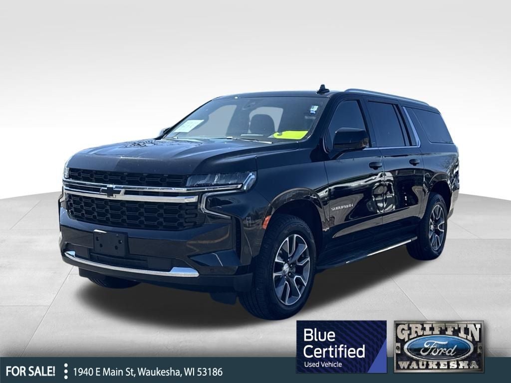 2022 Chevrolet Suburban LS Blue Certified 4WD Near Milwaukee WI