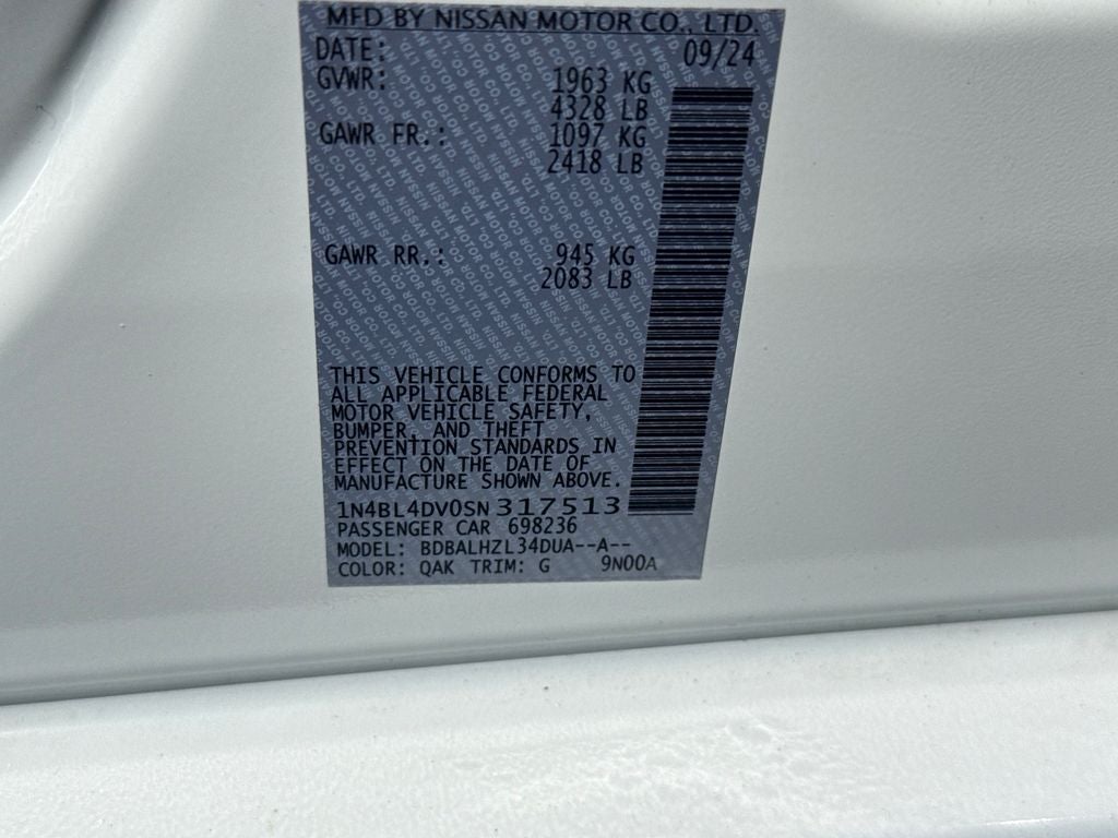 2025 Nissan Altima 2.5 SV Blue Certified Near Milwaukee WI