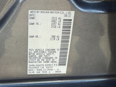 2023 Nissan Altima 2.5 SL Blue Certified AWD Near Milwaukee WI