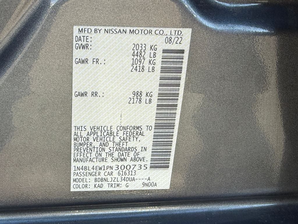 2023 Nissan Altima 2.5 SL Blue Certified AWD Near Milwaukee WI