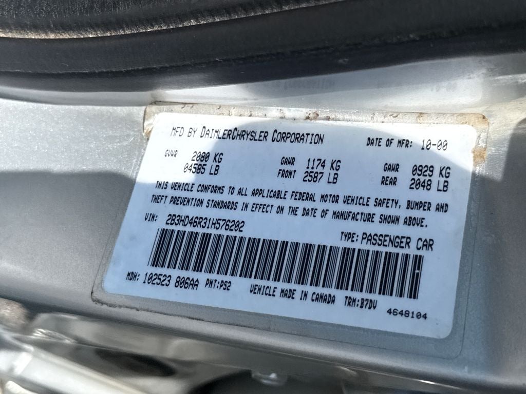 2001 Dodge Intrepid SE