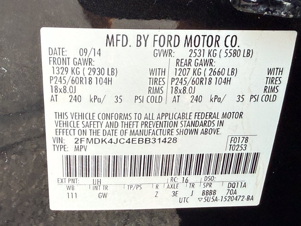 2014 Ford Edge SEL AWD