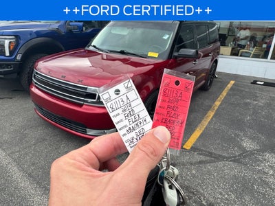 2019 Ford Flex Limited Blue Certified AWD Near Milwaukee WI
