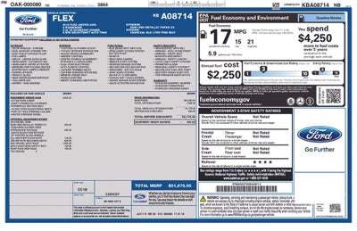 2019 Ford Flex Limited Blue Certified AWD Near Milwaukee WI