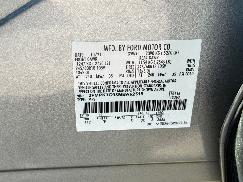 2021 Ford Edge SE FORD BLUE CERTIFIED