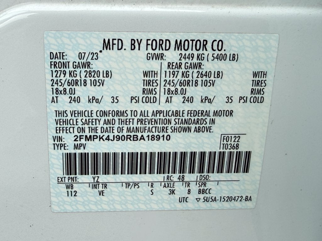 2024 Ford Edge SEL FORD GOLD CERTIFIED