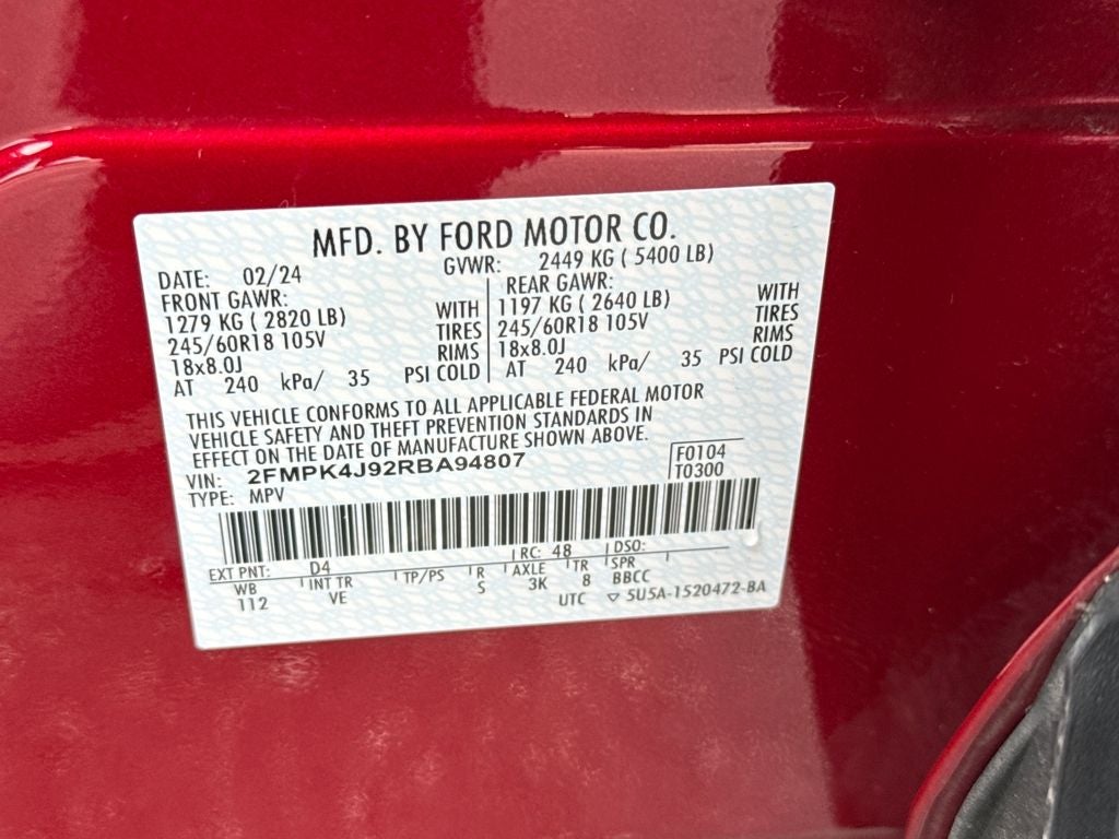 2024 Ford Edge SEL Certified AWD Near Milwaukee WI