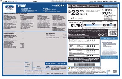 2021 Ford Edge SEL FORD BLUE CERTIFIED