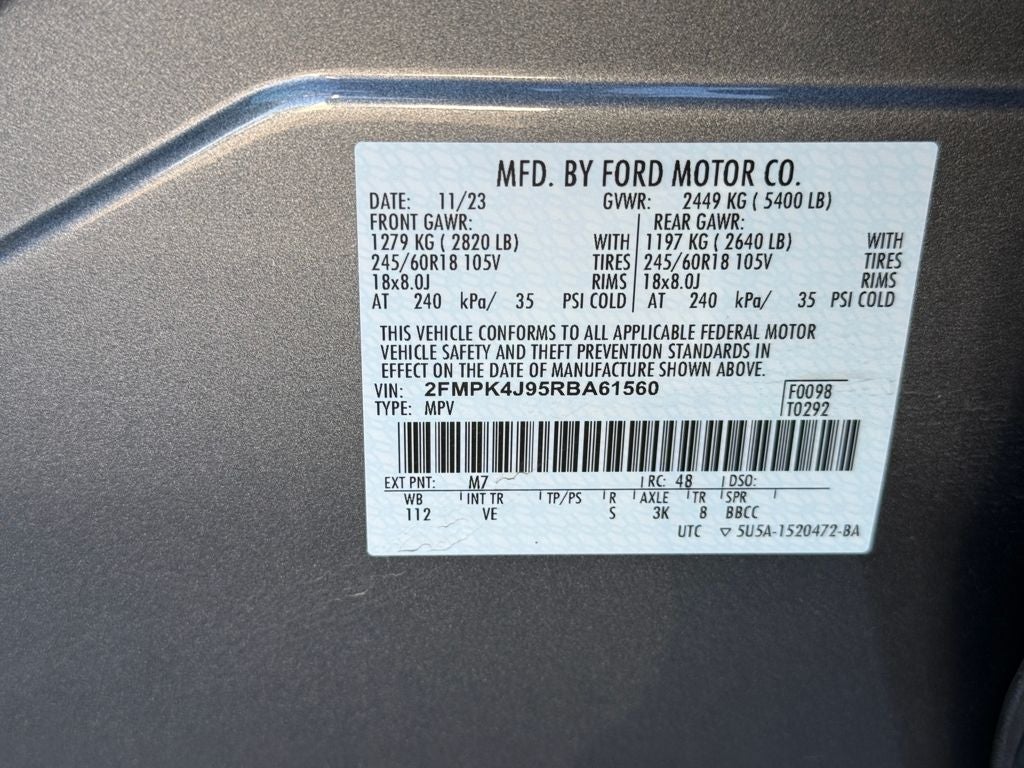 2024 Ford Edge SEL Certified AWD Near Milwaukee WI