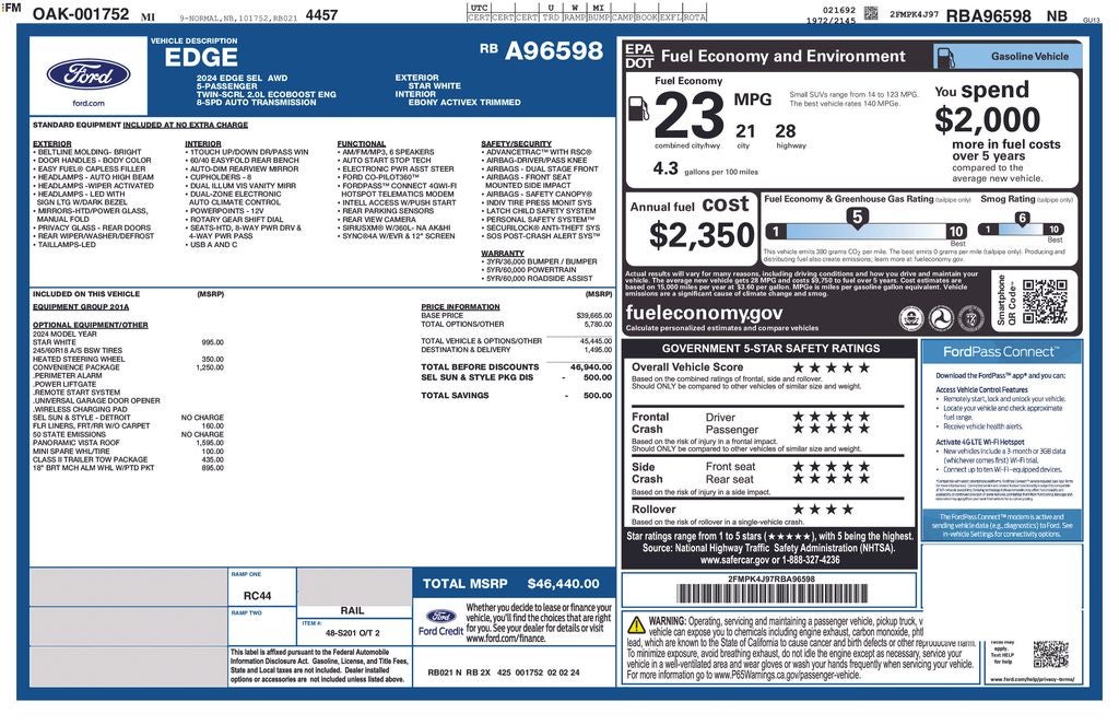 2024 Ford Edge SEL Certified AWD Near Milwaukee WI
