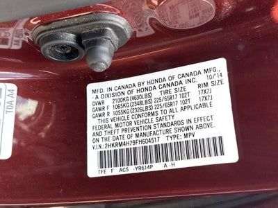 2015 Honda CR-V EX-L