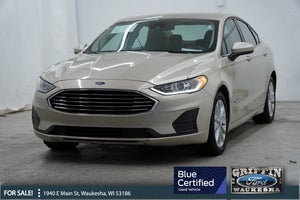2019 Ford Fusion Hybrid SE Blue Certified Near Milwaukee WI