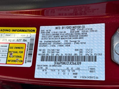 2020 Ford Fusion Hybrid SEL FORD BLUE CERTIFIED