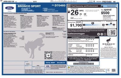 2023 Ford Bronco Sport Big Bend Certified 4WD Near Milwaukee WI