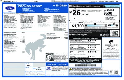 2023 Ford Bronco Sport Big Bend FORD GOLD CERTIFIED