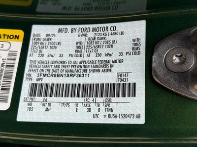 2025 Ford Bronco Sport Big Bend