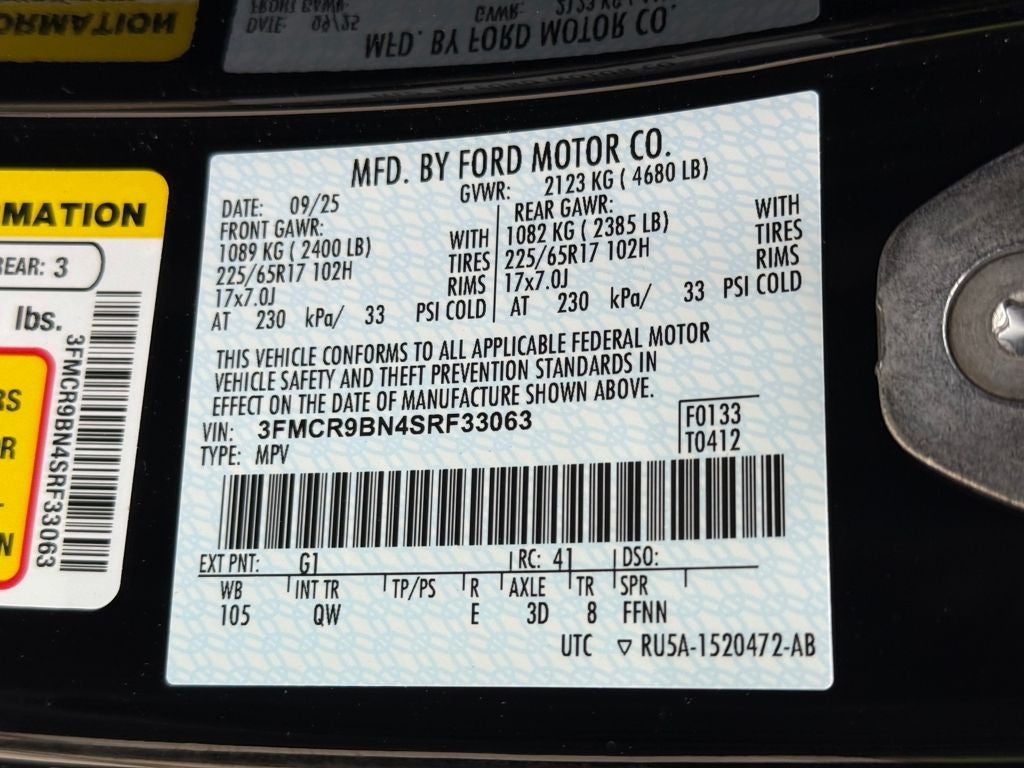 2025 Ford Bronco Sport Big Bend