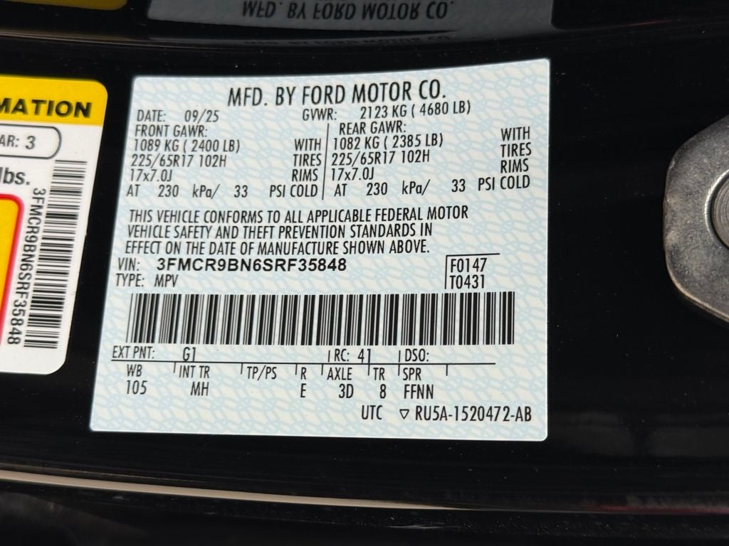 2025 Ford Bronco Sport Big Bend