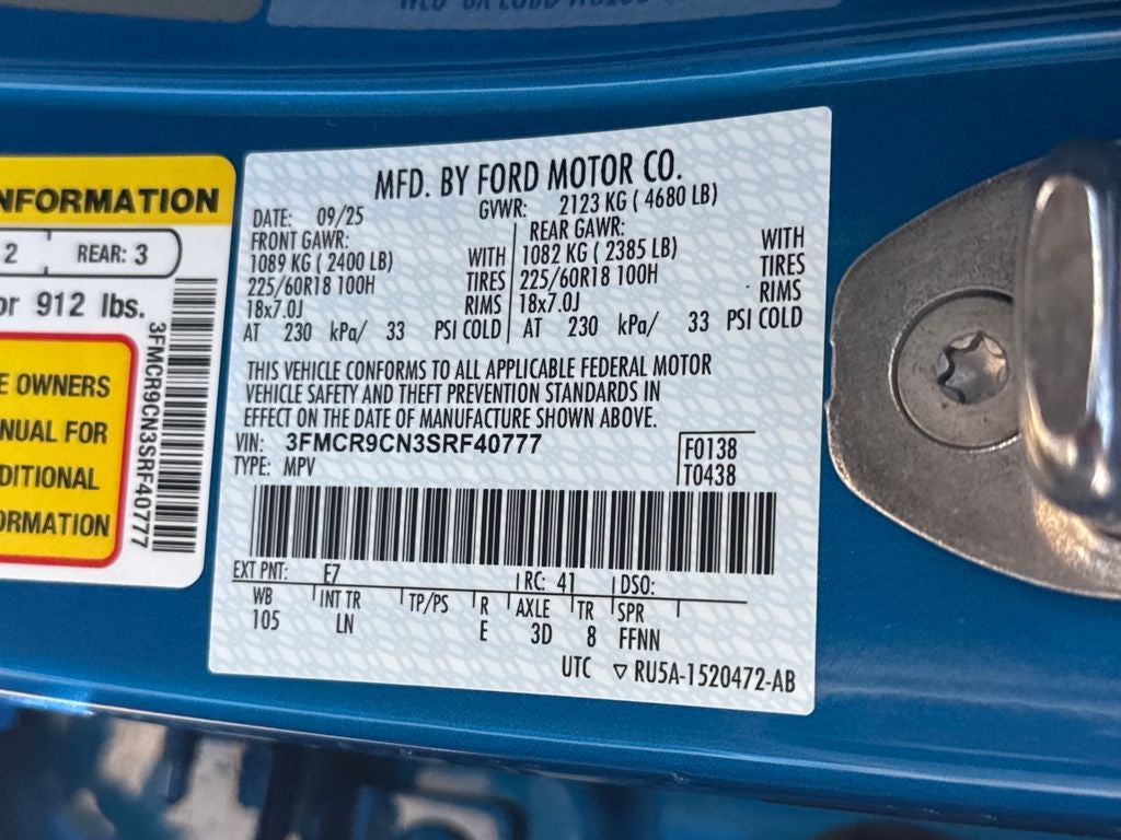 2025 Ford Bronco Sport Outer Banks