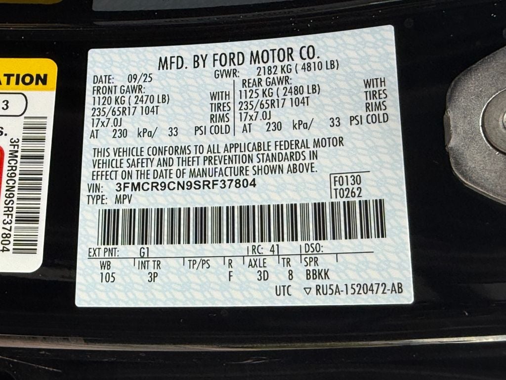 2025 Ford Bronco Sport Outer Banks