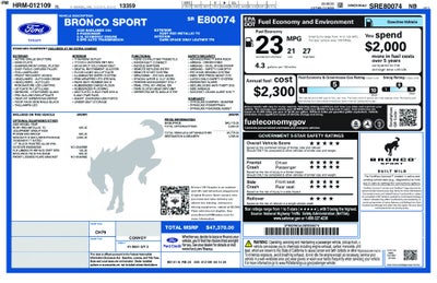 2025 Ford Bronco Sport Badlands FORD GOLD CERTIFIED