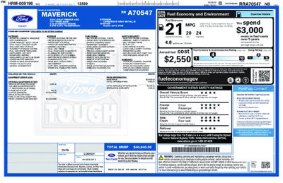 2024 Ford Maverick Lariat FORD GOLD CERTIFIED