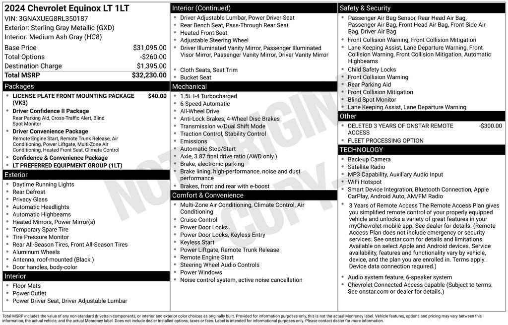 2024 Chevrolet Equinox LT FORD BLUE CERTIFIED