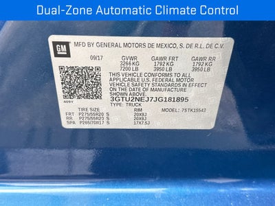 2018 GMC Sierra 1500 SLT Blue Certified 4WD Near Milwaukee WI
