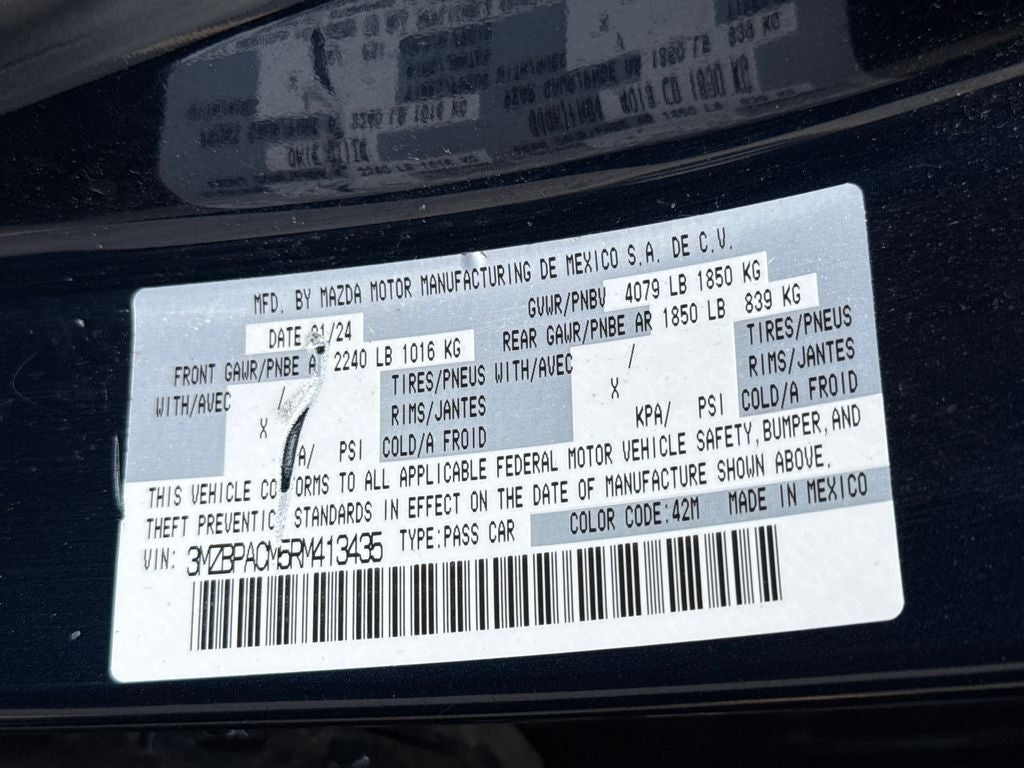 2024 Mazda Mazda3 2.5 S Preferred Package Blue Certified Near Milwaukee WI