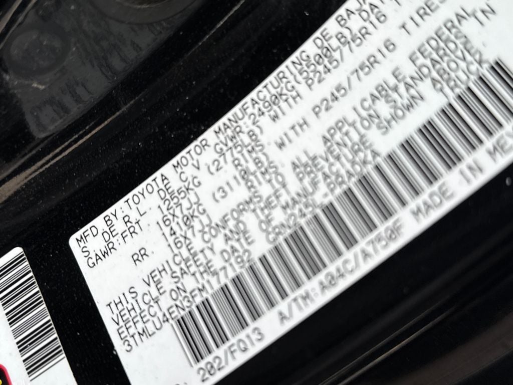 2015 Toyota Tacoma Base V6