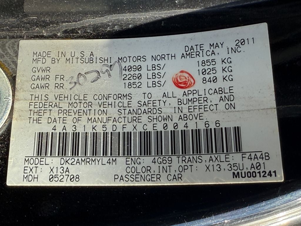 2012 Mitsubishi Eclipse GS Near Milwaukee WI