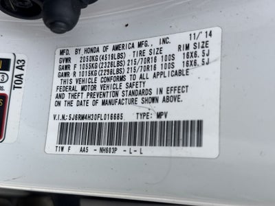 2015 Honda CR-V LX
