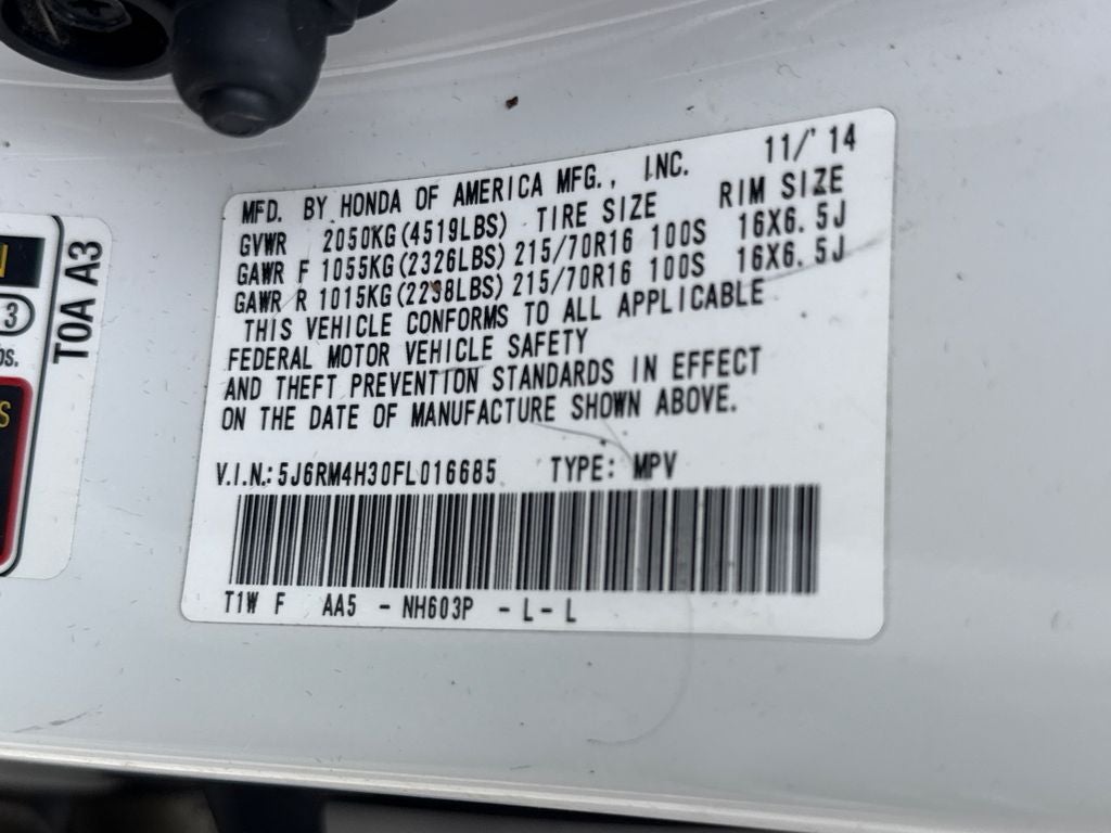 2015 Honda CR-V LX