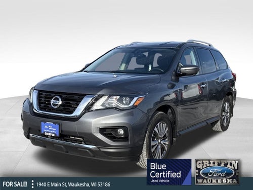 2019 Nissan Pathfinder SL Blue Certified 4WD Near Milwaukee WI