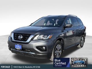 2019 Nissan Pathfinder SL Blue Certified 4WD Near Milwaukee WI