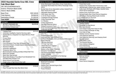 2022 Hyundai Santa Cruz SEL Blue Certified AWD Near Milwaukee WI