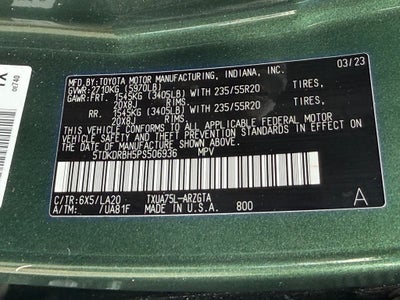 2023 Toyota Highlander Platinum Blue Certified AWD Near Milwaukee WI