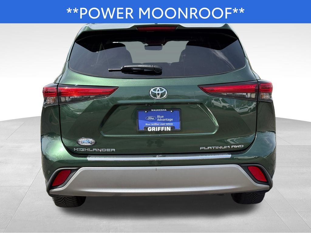 2023 Toyota Highlander Platinum Blue Certified AWD Near Milwaukee WI