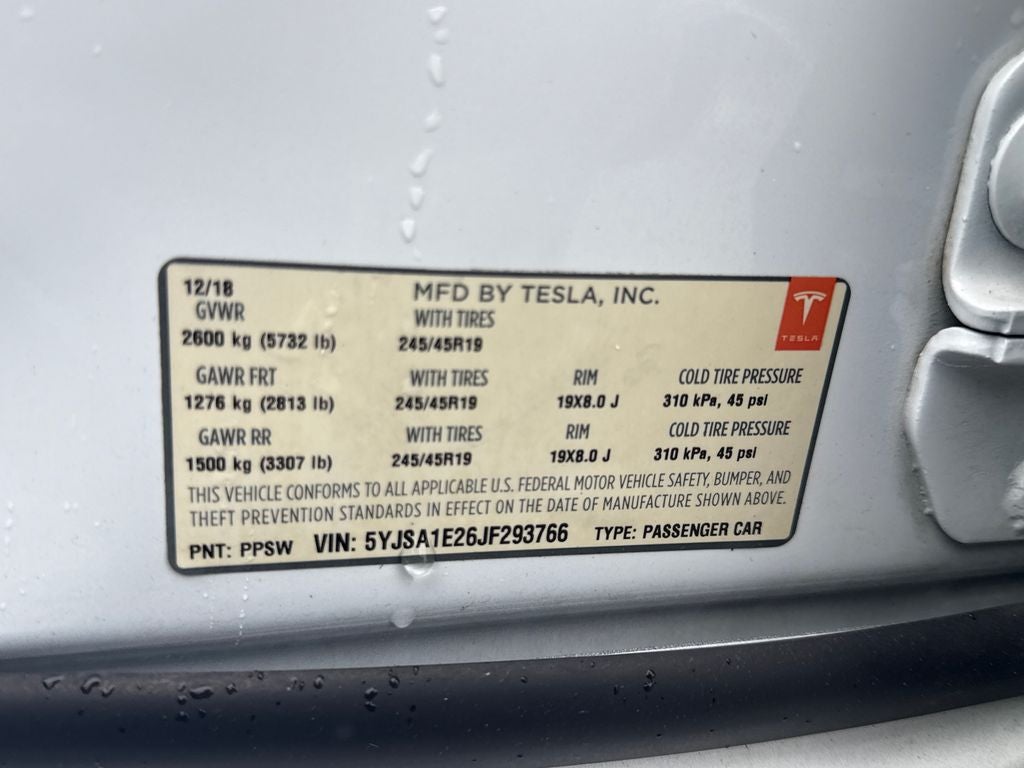 2018 Tesla Model S 75D