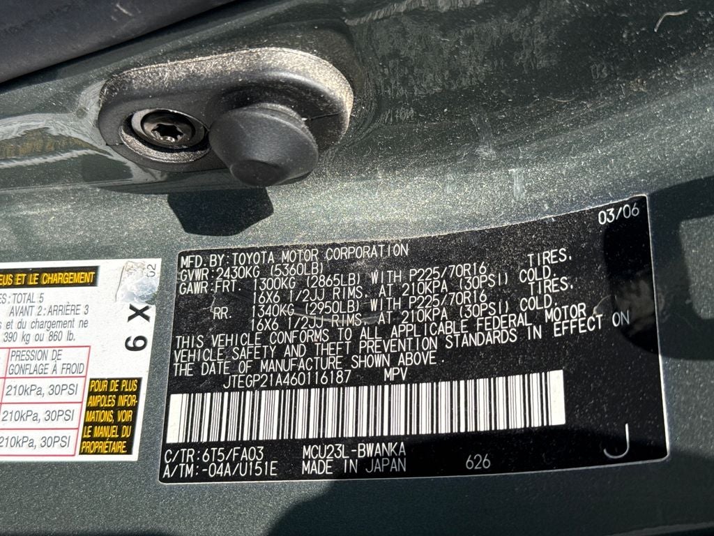2006 Toyota Highlander V6