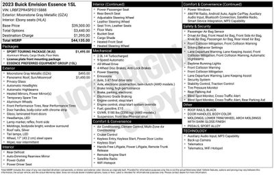 2023 Buick Envision Essence Blue Certified AWD Near Milwaukee WI