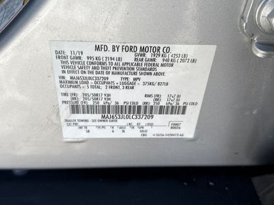 2020 Ford EcoSport SES Blue Certified 4WD Near Milwaukee WI