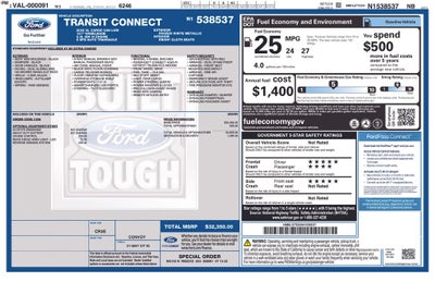 2022 Ford Transit Connect XL Blue Certified Near Milwaukee WI