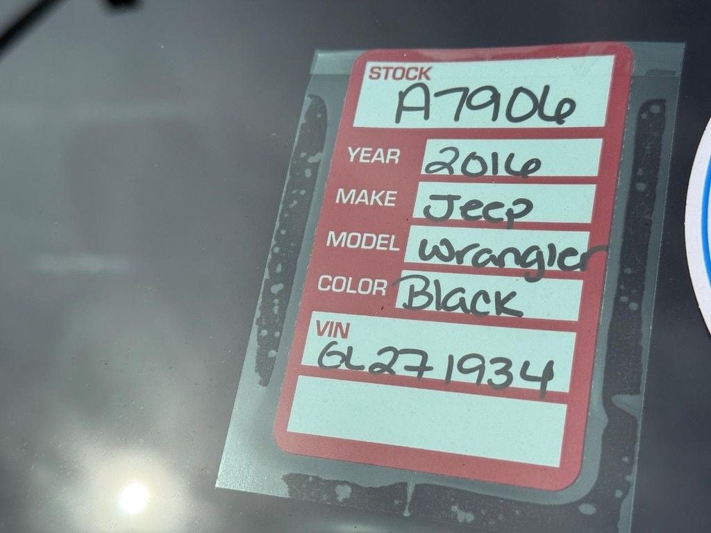 2016 Jeep Wrangler Sahara