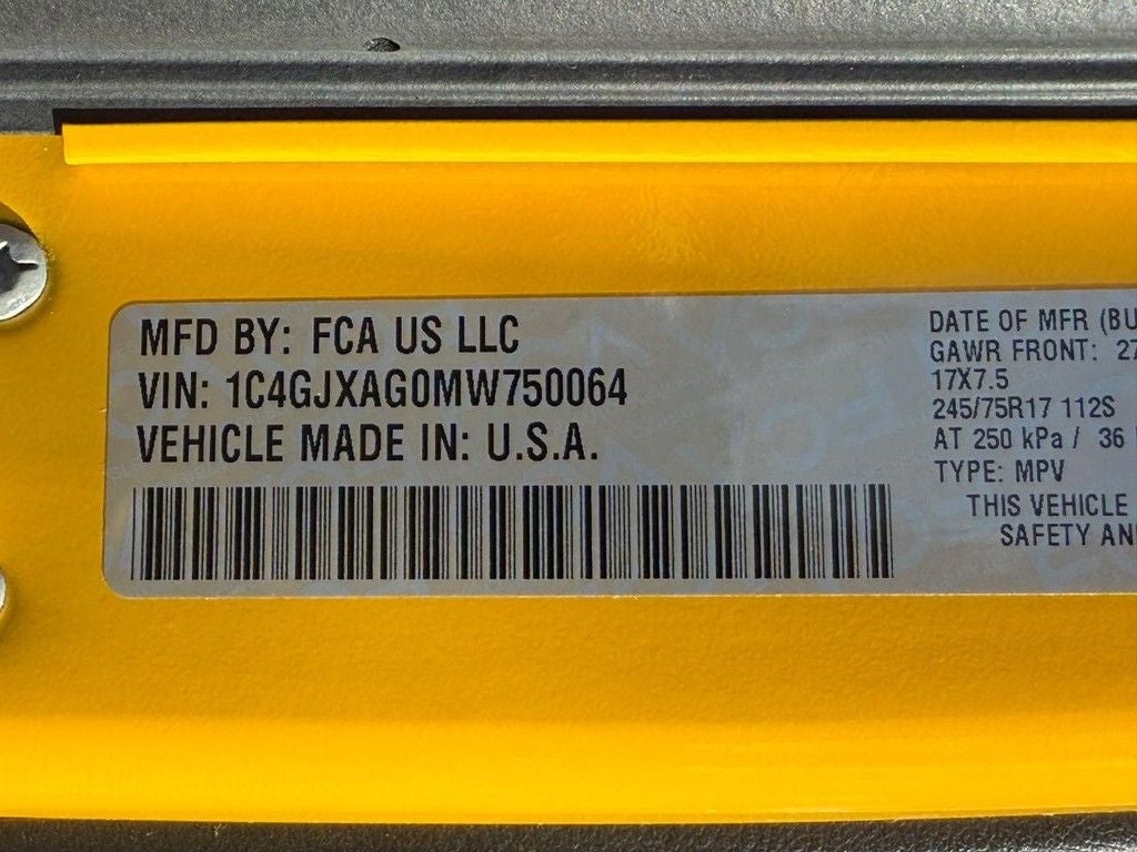 2021 Jeep Wrangler Sport