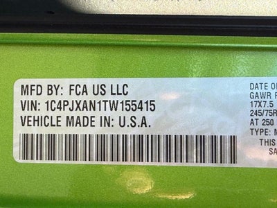 2026 Jeep Wrangler Sport S